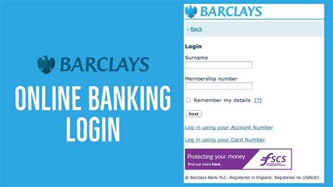 barclays online banking login